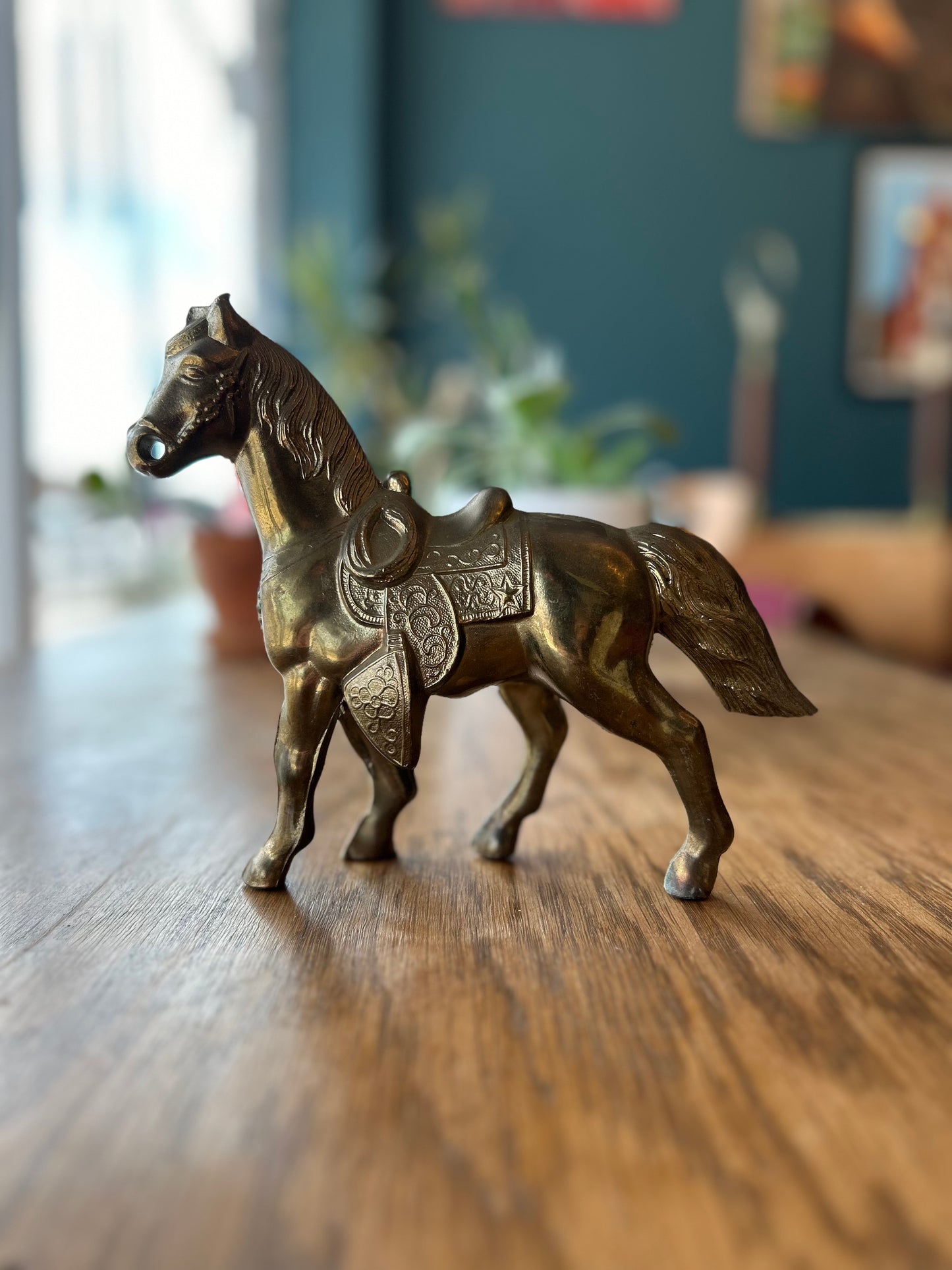 Vintage Brass Horsey