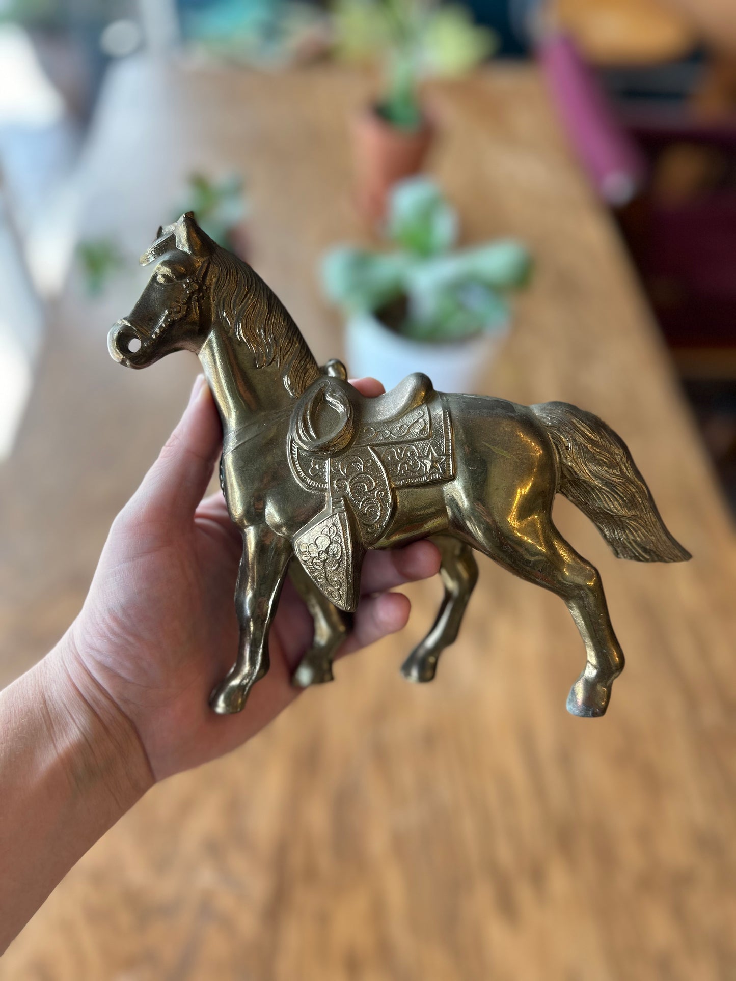 Vintage Brass Horsey