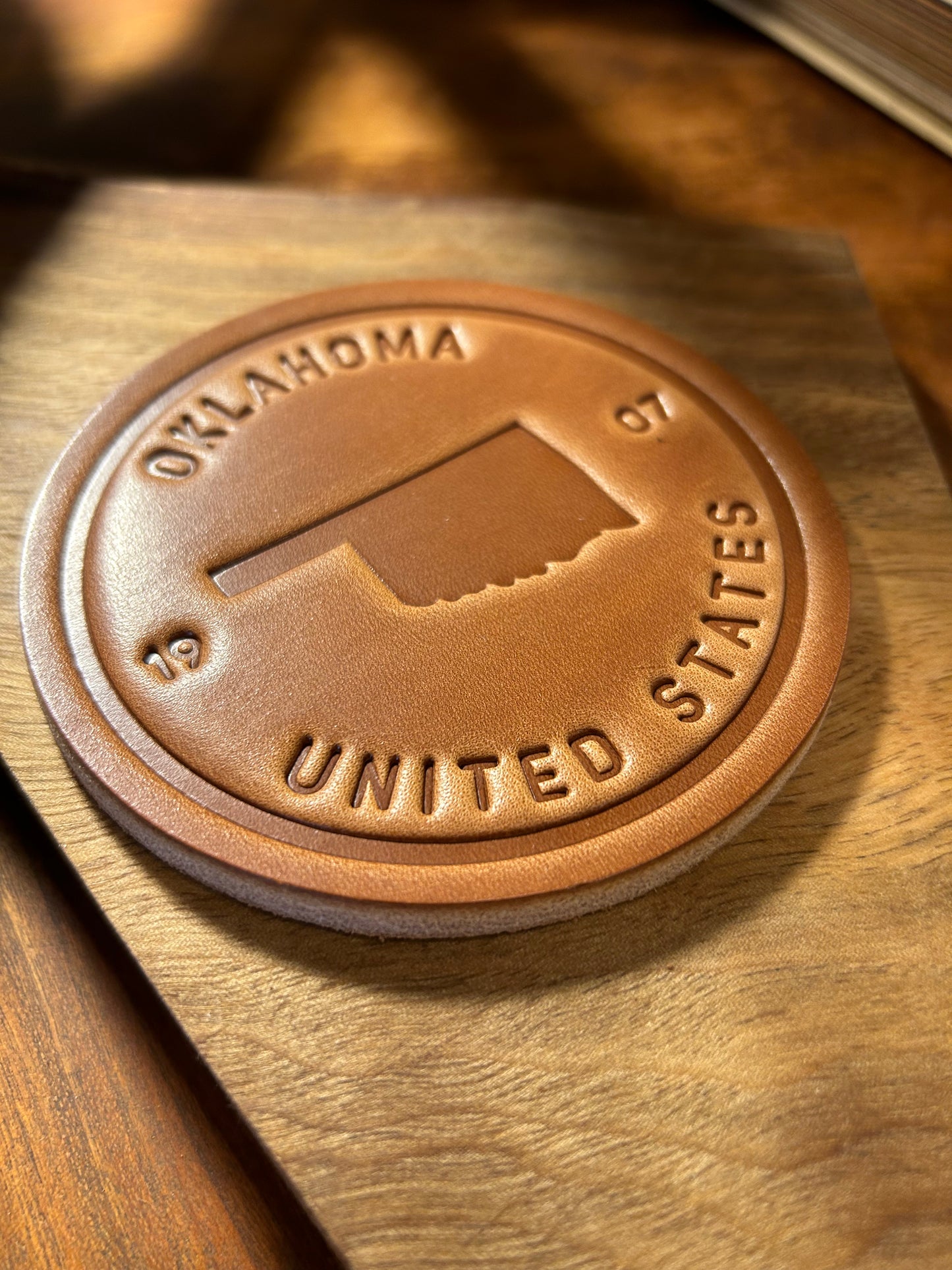 Leather Coaster Oklahoma