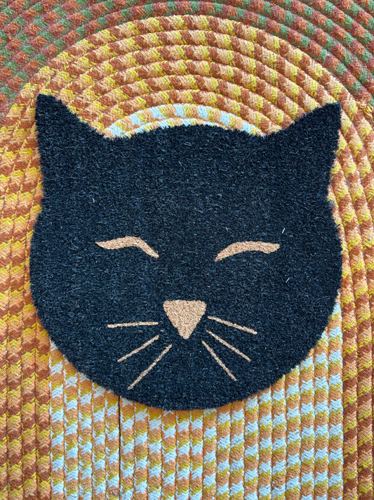 Black Cat Mat