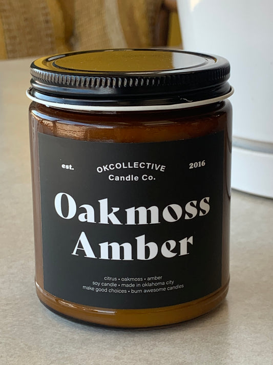 Oakmoss Amber - Soy Candle